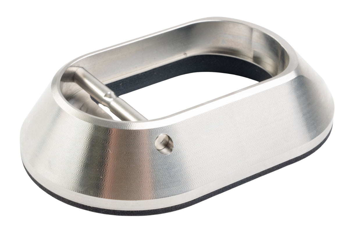 Revanchist Airsoft Stainless Steel XL Magwell For Tokyo Marui Hi Capa GBB Airsoft (For Aluminum Grip Only)