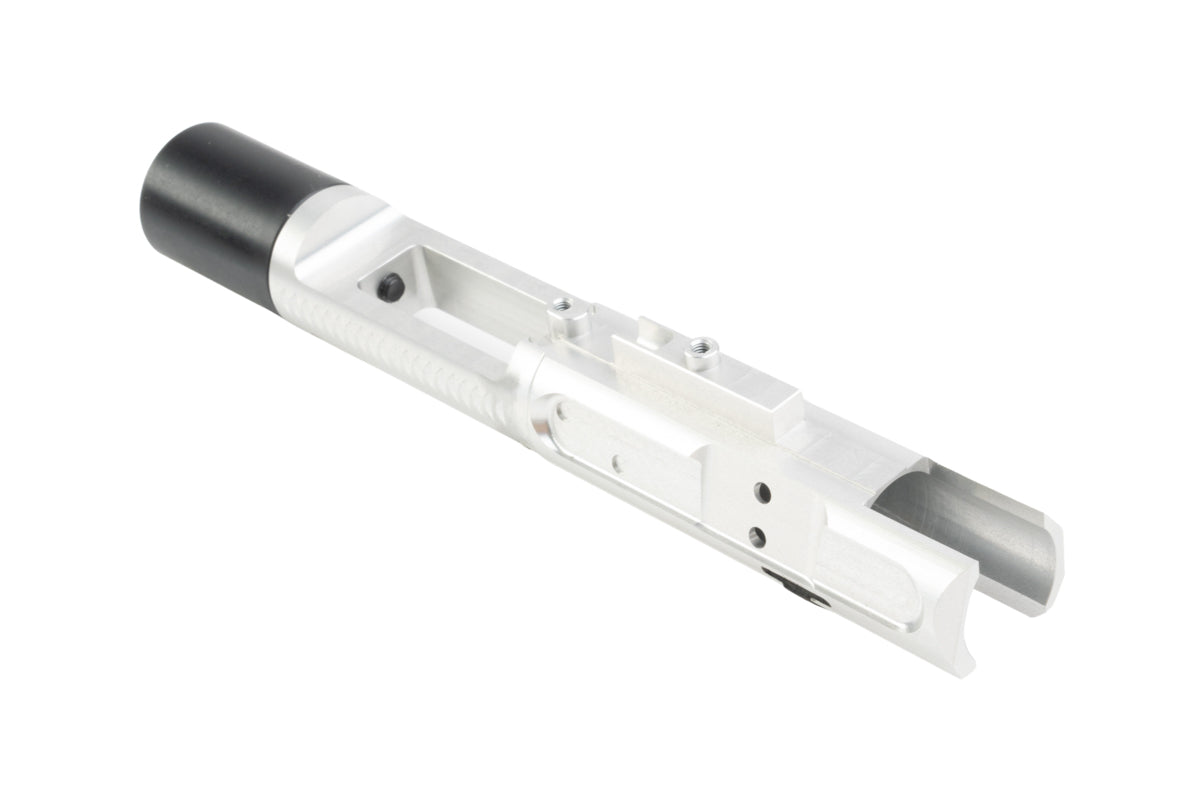 Revanchist Airsoft CNC Aluminum Bolt Carrier for Tokyo Marui MWS/ SAVIA H PCC GBB Airsoft Rifle (Type A/ Silver)