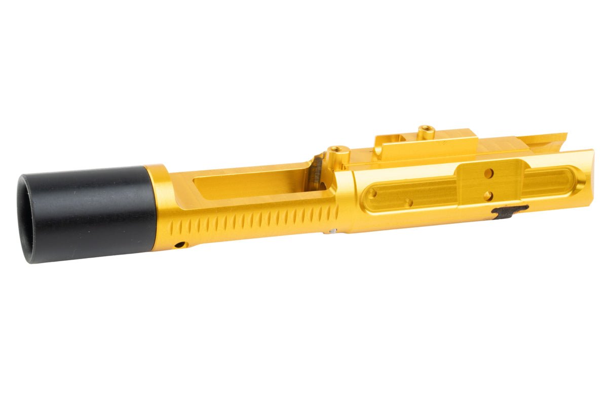 Revanchist Airsoft CNC Aluminum Bolt Carrier for Tokyo Marui MWS/ SAVIA H PCC GBB Airsoft Rifle (Type A/ Gold)