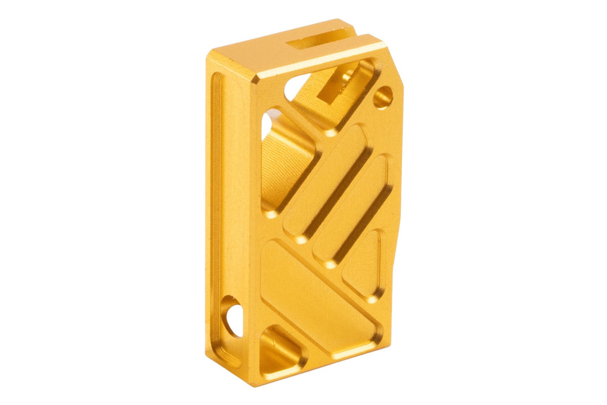 Revanchist Airsoft Aluminum Flat Trigger For Hi Capa GBB Airsoft (Type H/ Gold)