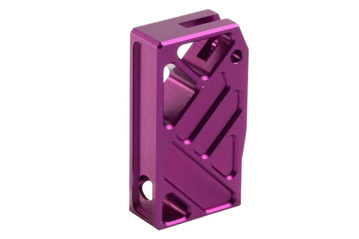 Revanchist Airsoft Aluminum Flat Trigger For Hi Capa GBB Airsoft (Type H/ Purple)