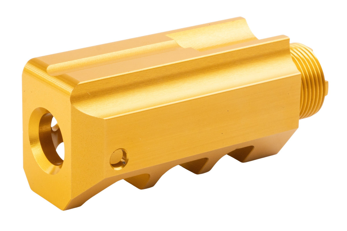 Revanchist Airsoft Aluminum Open Slide Compensator For Tokyo Marui Hi Capa GBB Airsoft Pistol (GD)