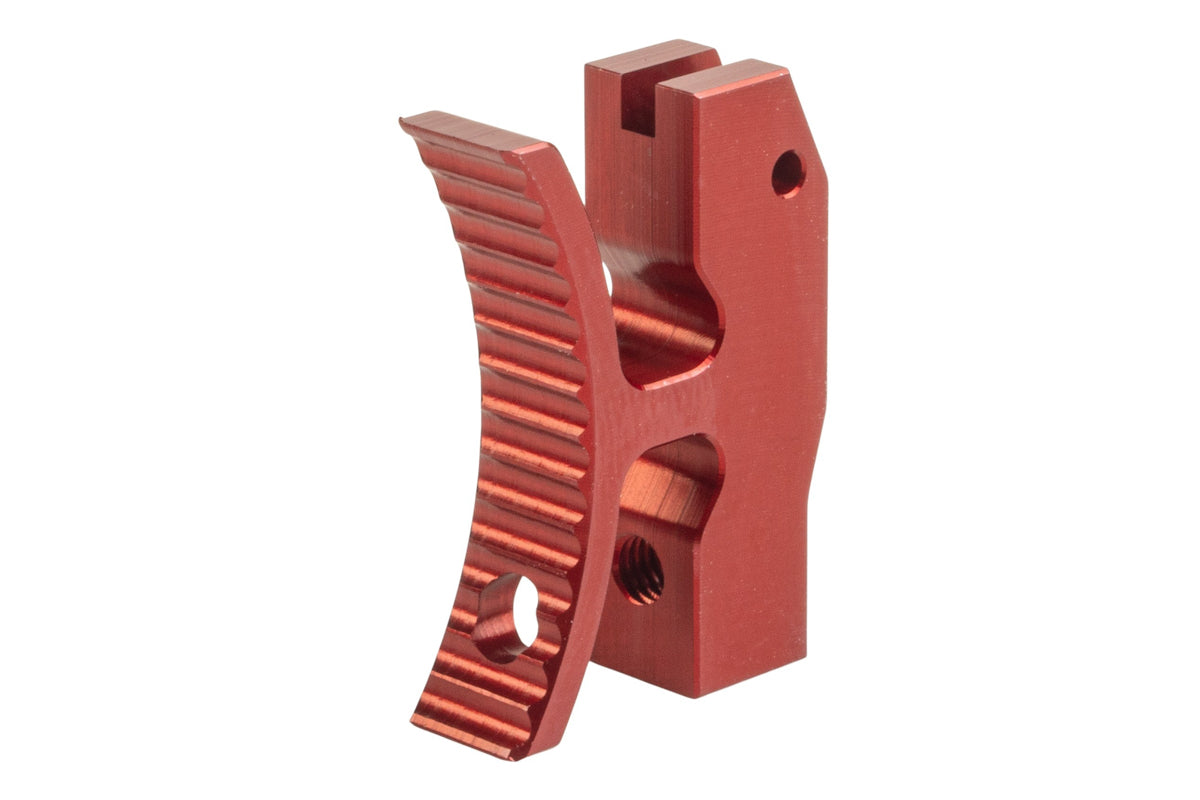 Revanchist Airsoft Aluminum Flat Trigger For Hi Capa GBB Airsoft (Type J/ Red)