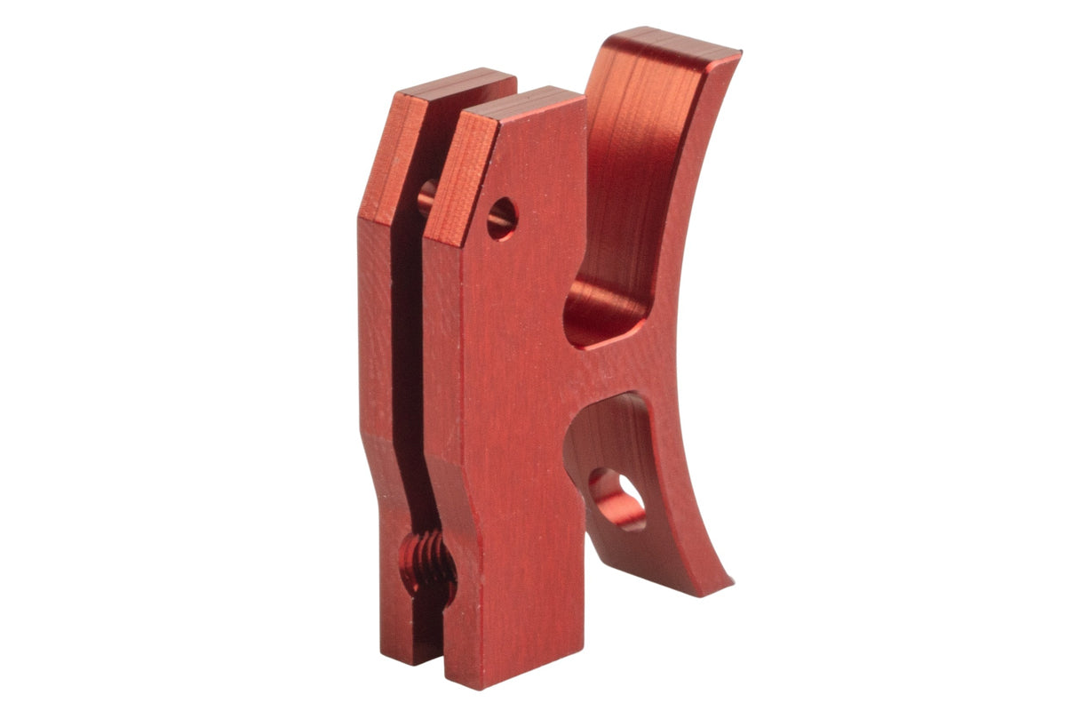 Revanchist Airsoft Aluminum Flat Trigger For Hi Capa GBB Airsoft (Type J/ Red)
