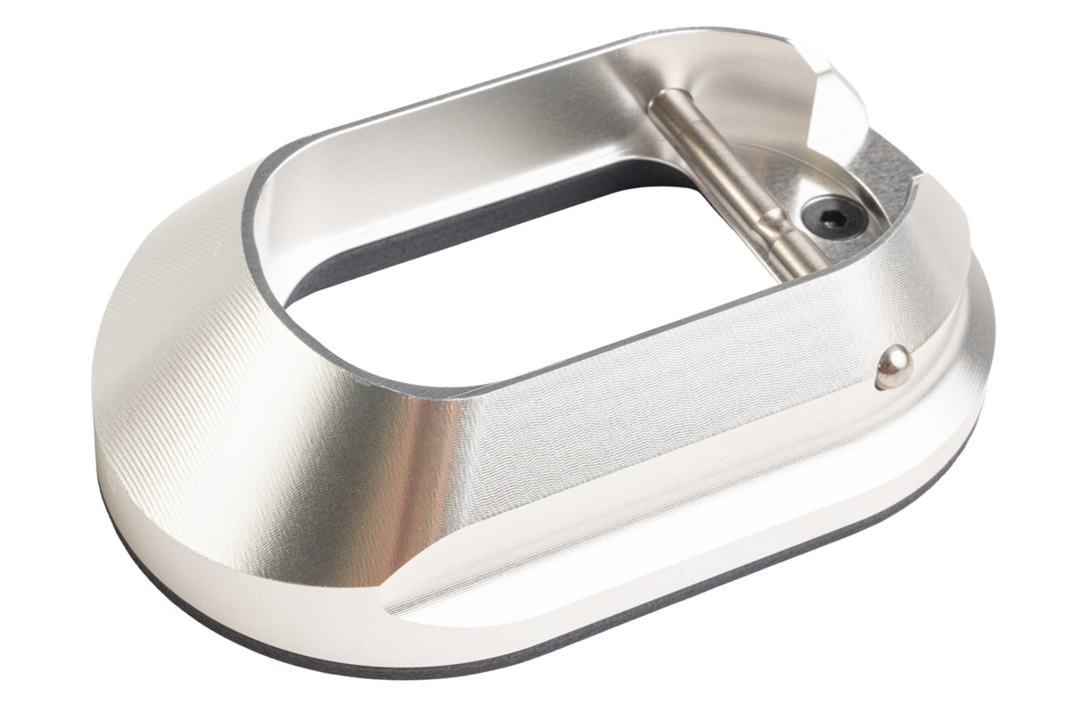 Revanchist Airsoft Aluminum LIM Style XL Magwell For Hi Capa GBB Airsoft (Silver)