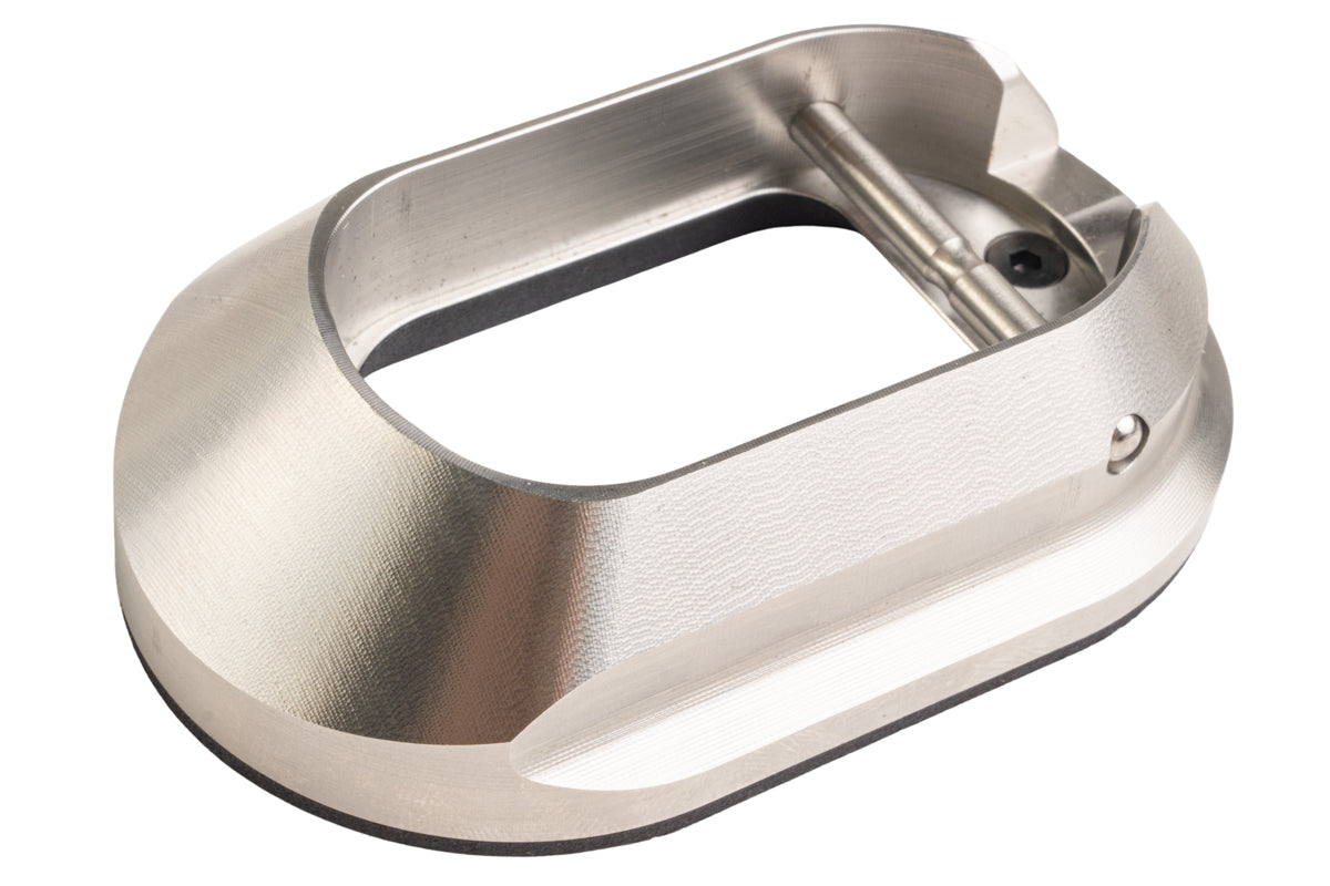 Revanchist Airsoft Stainless Steel LIM Style XL Magwell For Hi Capa GBB Airsoft (Silver)
