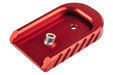 Revanchist Airsoft Aluminum Magazine Base For Tokyo Marui Model 17 V2 Airsoft (Type A/ Red)