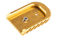 Revanchist Airsoft Aluminum Magazine Base For Tokyo Marui Model 17 V2 Airsoft (Type A/ Yellow)