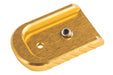 Revanchist Airsoft Aluminum Magazine Base For Tokyo Marui Model 17 V2 Airsoft (Type A/ Yellow)