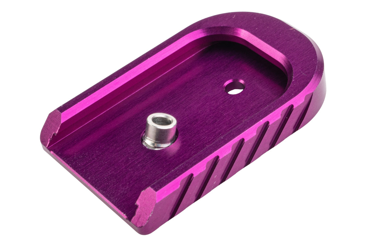 Revanchist Airsoft Aluminum Magazine Base For Tokyo Marui Model 17 V2 Airsoft Magazine (Type A/ Purple)