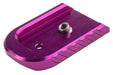 Revanchist Airsoft Aluminum Magazine Base For Tokyo Marui Model 17 V2 Airsoft Magazine (Type A/ Purple)