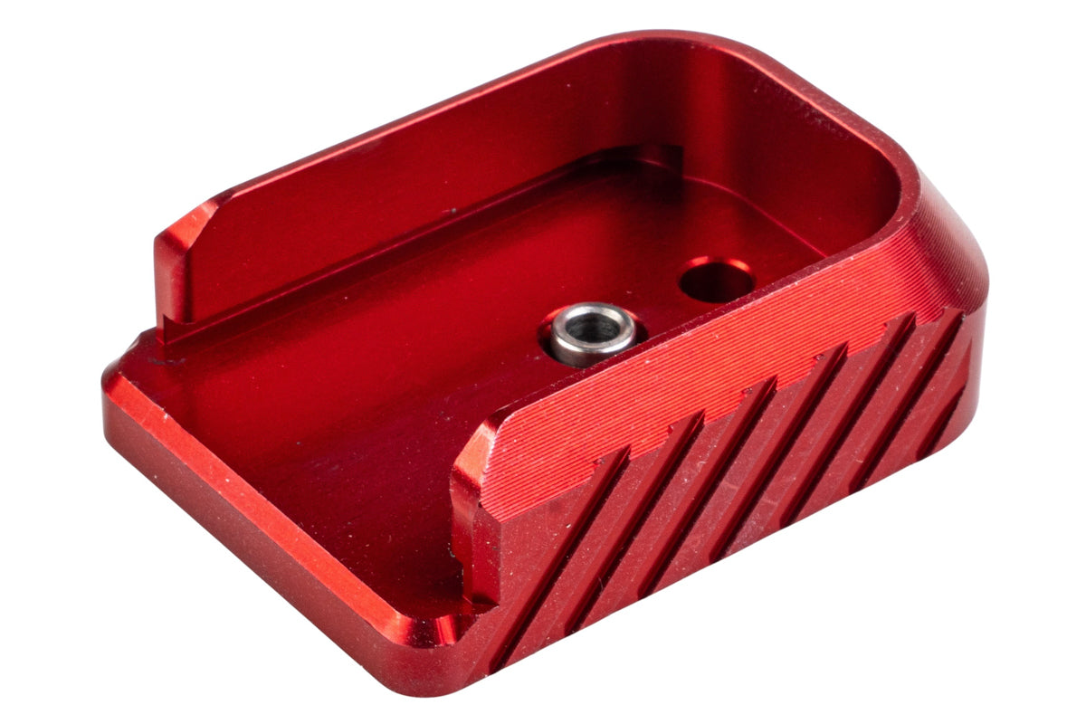 Revanchist Airsoft Aluminum Type C Magazine Base For Hi Capa Airsoft GBB (Red)