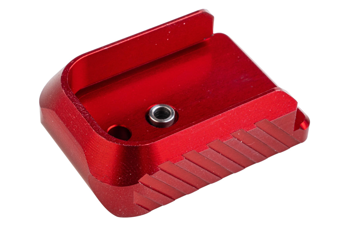 Revanchist Airsoft Aluminum Type C Magazine Base For Hi Capa Airsoft GBB (Red)