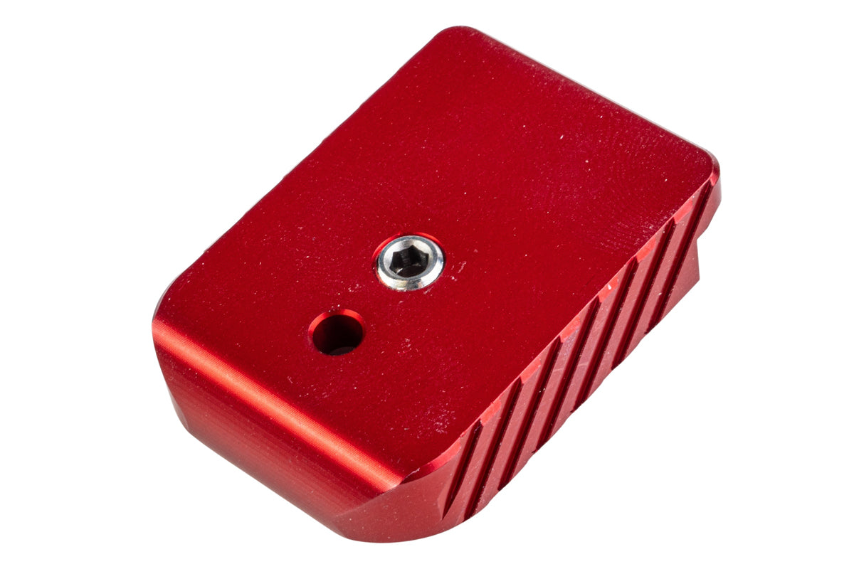 Revanchist Airsoft Aluminum Type C Magazine Base For Hi Capa Airsoft GBB (Red)