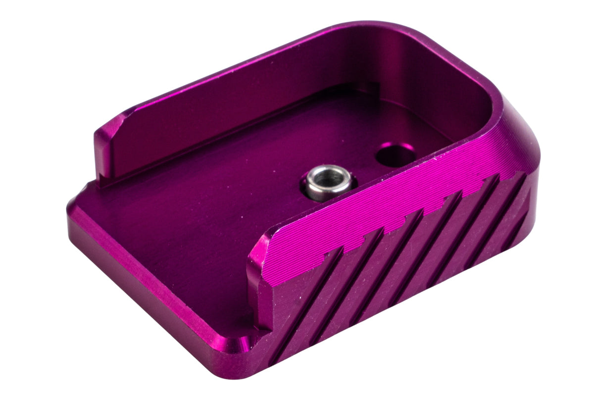 Revanchist Airsoft Aluminum Type C Magazine Base For Hi Capa Airsoft GBB (Purple)