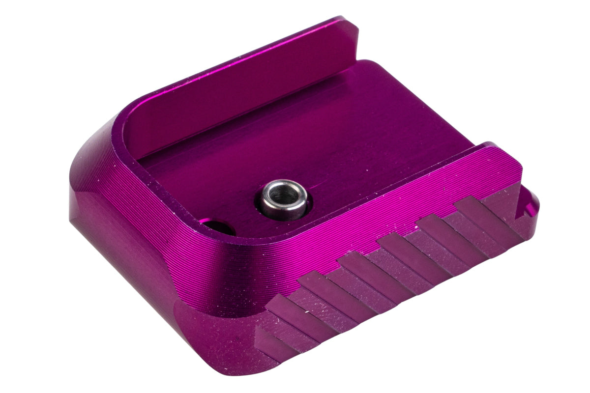 Revanchist Airsoft Aluminum Type C Magazine Base For Hi Capa Airsoft GBB (Purple)