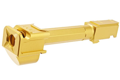 RGW Sparc-M V2-G5 Compensator w/14mm CCW Threaded ARC9 Outer Barrel For VFC Glock 45 / 19x GBB Airsoft Pistol (Gold)