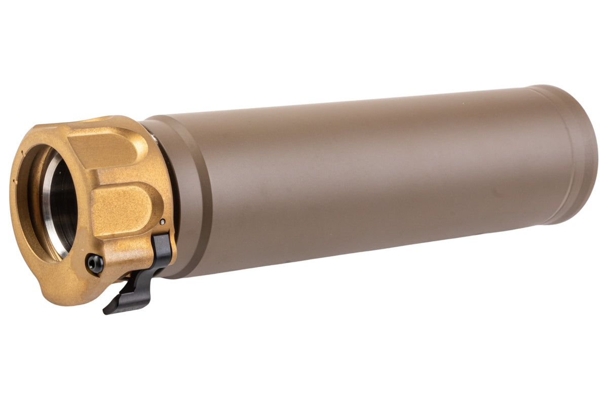 RGW Stainless Steel SOCOM556 RC3 Dummy Silencer DX (14mm CCW, FDE Cerakote finish)