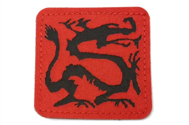 Ronin Tactics Dragon Nylon Logo Patch (Limited Edition/ Red)