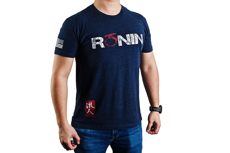 Ronin Tactics 'Bushido' T-Shirt (Navy Blue/ M)