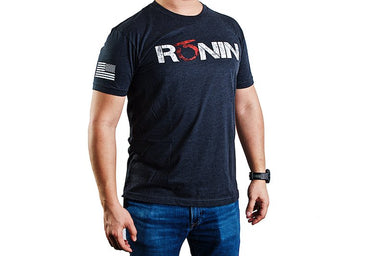 Ronin Tactics 'Vintage' T-Shirt (Charcoal/ L)