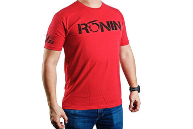 Ronin Tactics 'Vintage' T-Shirt (Red/ XL)