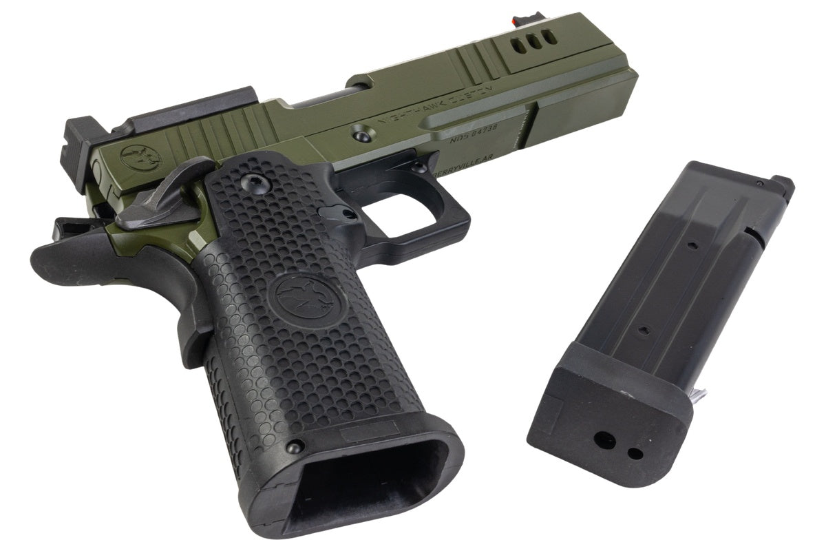 RWA Nighthawk Custom BDS9 OD Green GBB Airsoft Pistol