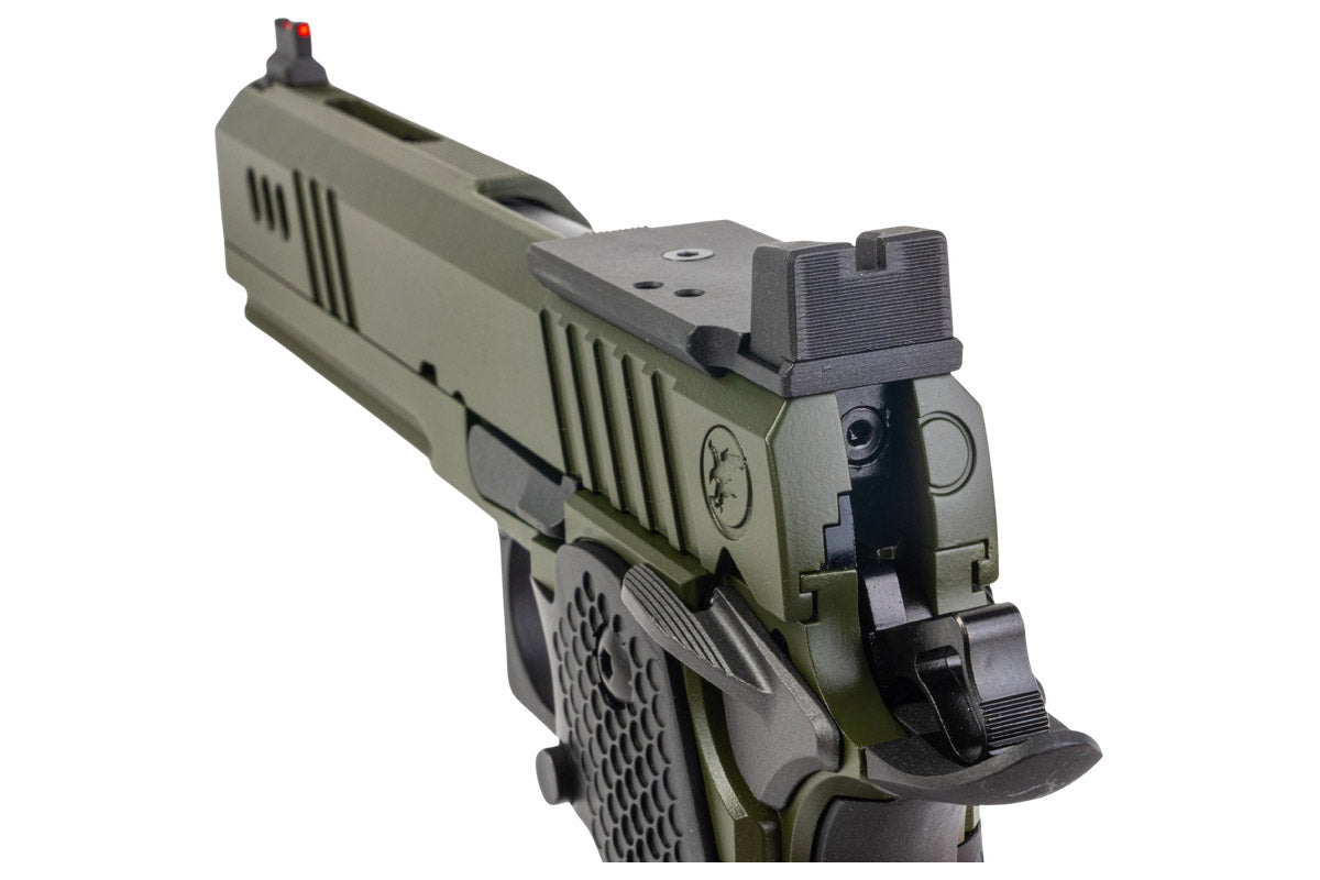 RWA Nighthawk Custom BDS9 OD Green GBB Airsoft Pistol