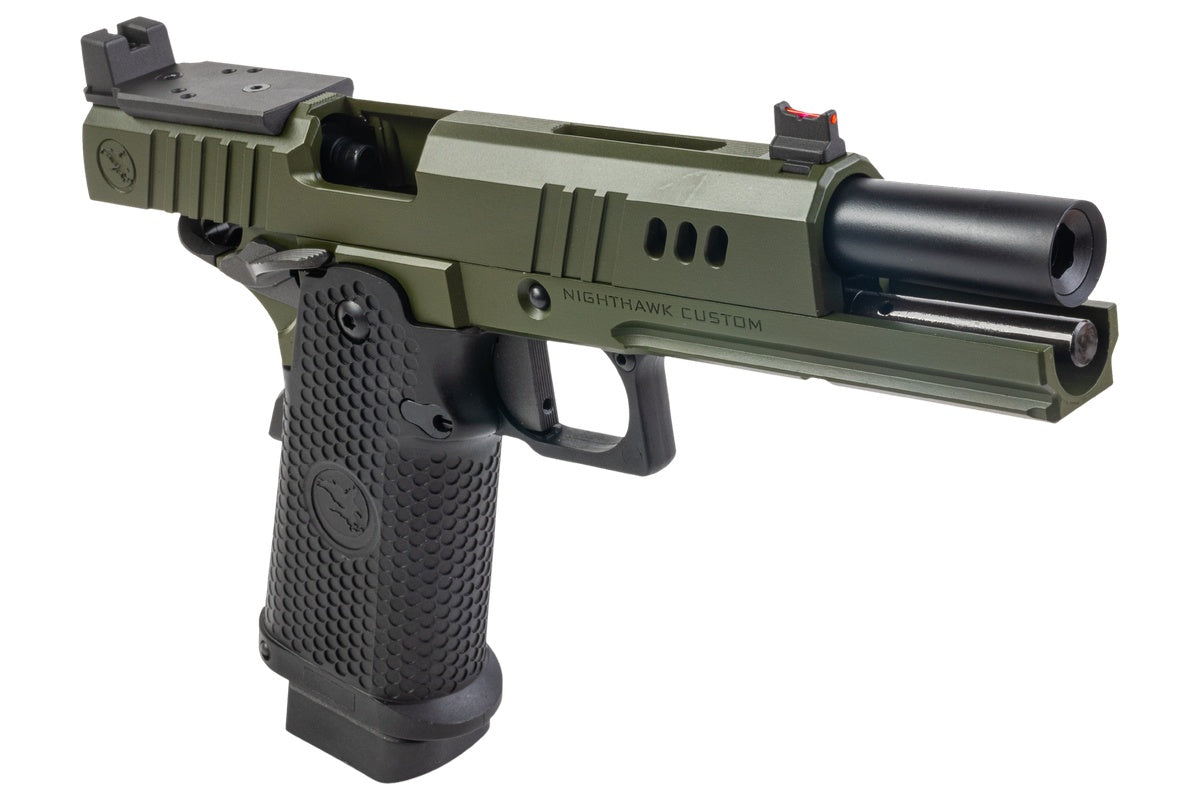 RWA Nighthawk Custom BDS9 OD Green GBB Airsoft Pistol
