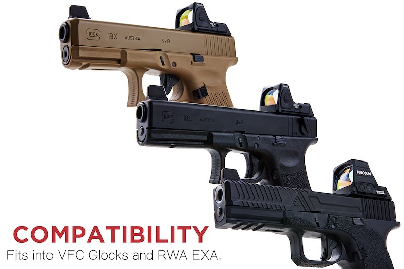 RWA Glock Red Dot Plate (RMR Mount Base) for Umarex/ VFC Glock & EXA