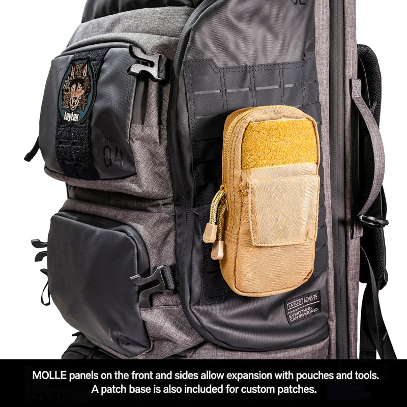 Satellite Arms Backpack 75 (800 x 350 x 320mm/ Stealth Black)