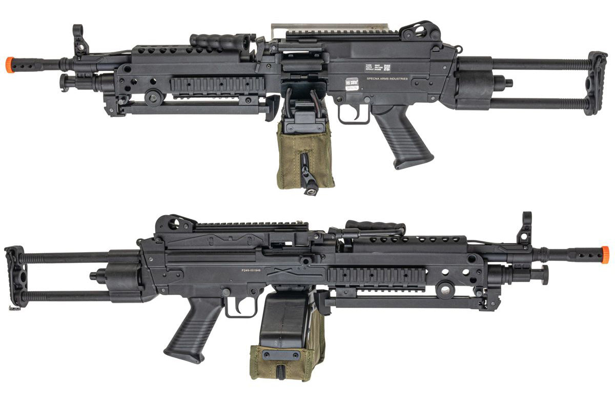 Specna Arms SA-F249 Para (M249 Para) Flex Airsoft Machine Gun with