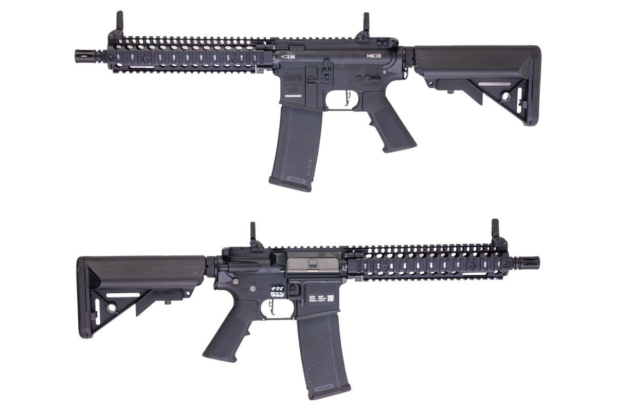 Specna Arms Daniel Defense MK18 Airsoft AEG Rifle (SA-P19 Prime, 10.5 inch) w/ASTER II, Brushless Motor