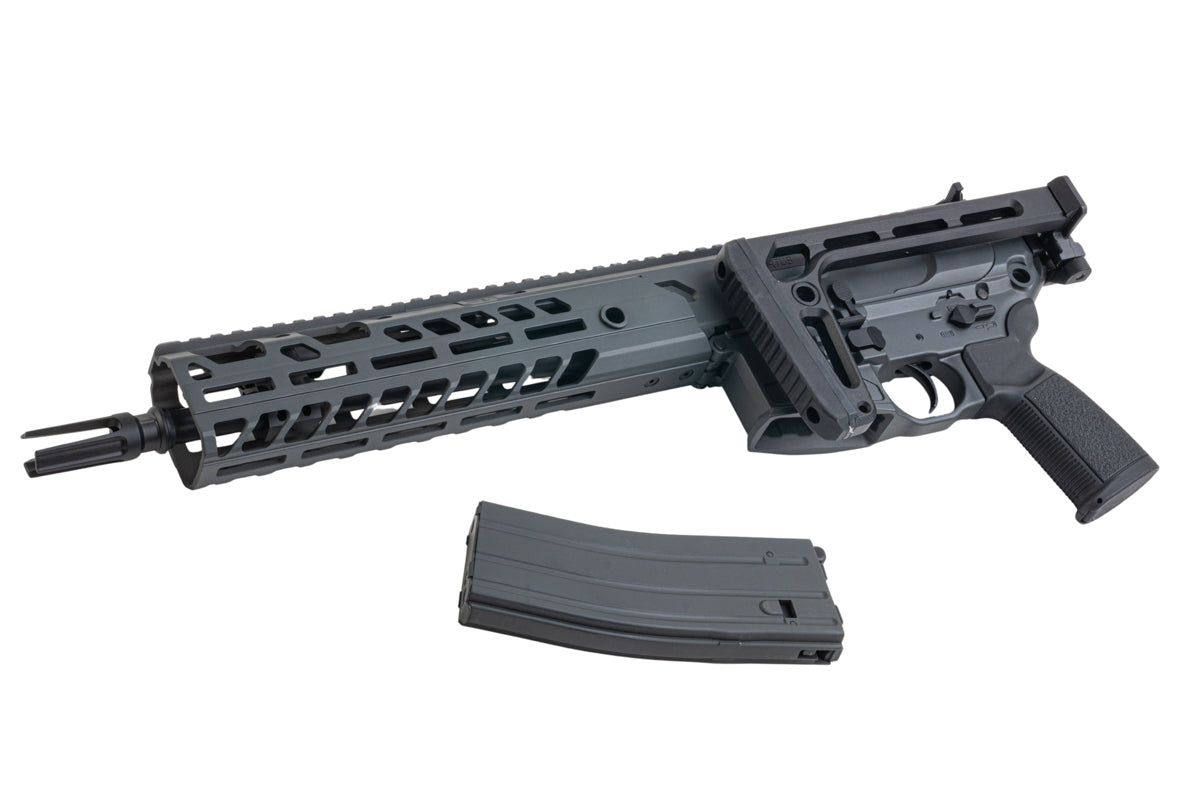 Salvo Precision 11.5 inch MWS MCX Virtus 5.56 GBB Airsoft (No Marking/ Grey/ Stainless Steel Bolt)