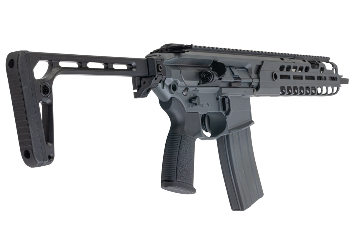 Salvo Precision 11.5 inch MWS MCX Virtus 5.56 GBB Airsoft (No Marking/ Grey/ Stainless Steel Bolt)