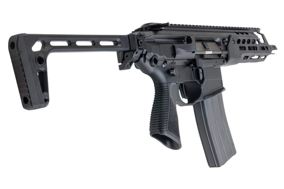 Salvo Precision MCX Rattler LT 6.75 inch MWS GBB Airsoft Rifle - BK (Stainless Steel Bolt)