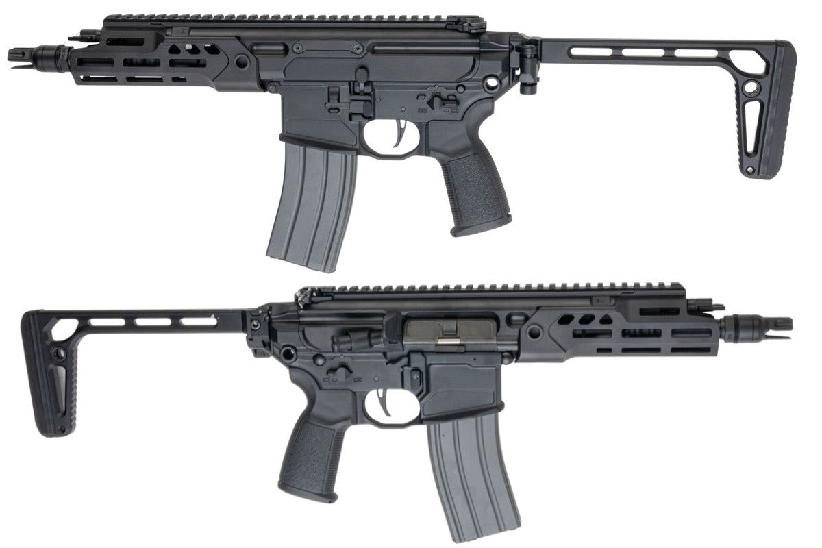 Salvo Precision MCX Rattler LT RSAR999 7.75 inch MWS GBB Airsoft Rifle - BK (Stainless Steel Bolt)