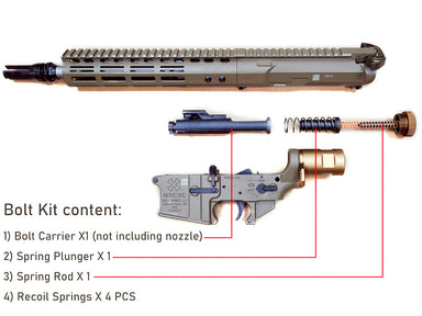 SRU SARB15 MWS Short Cycling Bolt System For Tokyo Marui MWS
