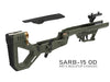 SRU SARB15 bullpup chassis Kit For AR15/ M4 GBB Airsoft (OD)
