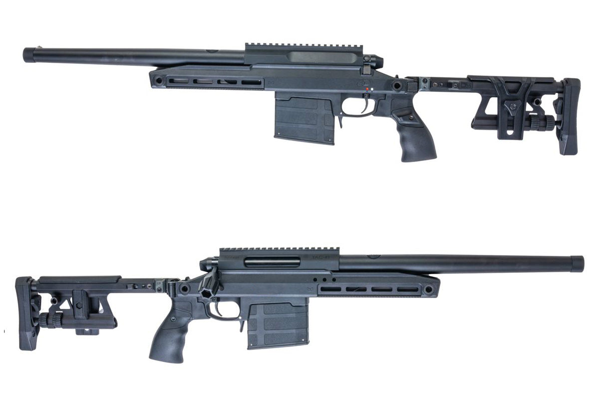 Silverback TAC 41 A2 Airsoft Bolt Action Rifle, Aluminum Chassis & Aluminum Stock (Black)