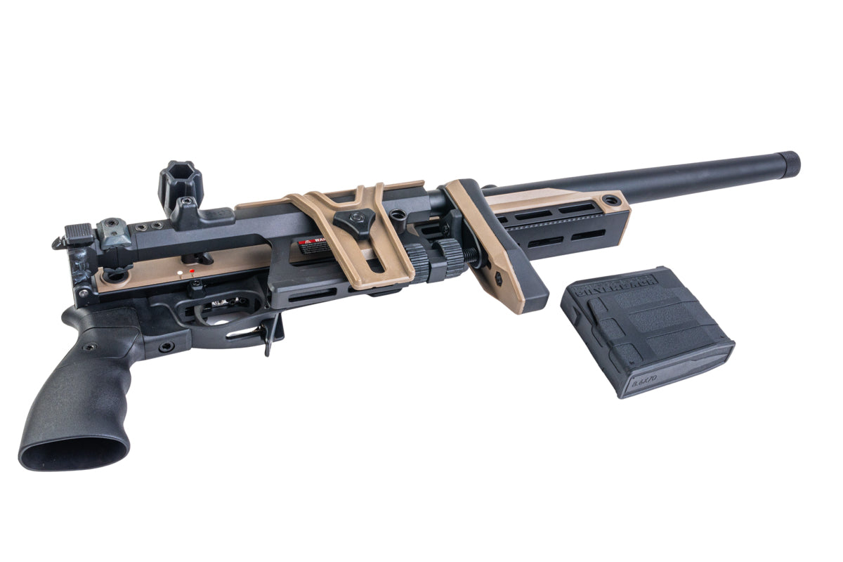 Silverback TAC 41 A2 Airsoft Bolt Action Rifle, Aluminum Chassis & Aluminum Stock (FDE)