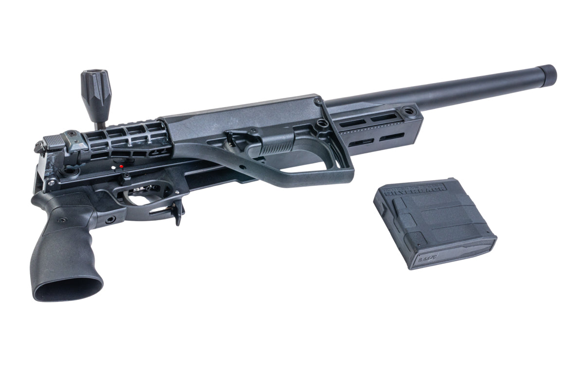 Silverback TAC 41 A2B Airsoft Bolt Action Rifle, Aluminum Chassis & Buffer Stock (Black)