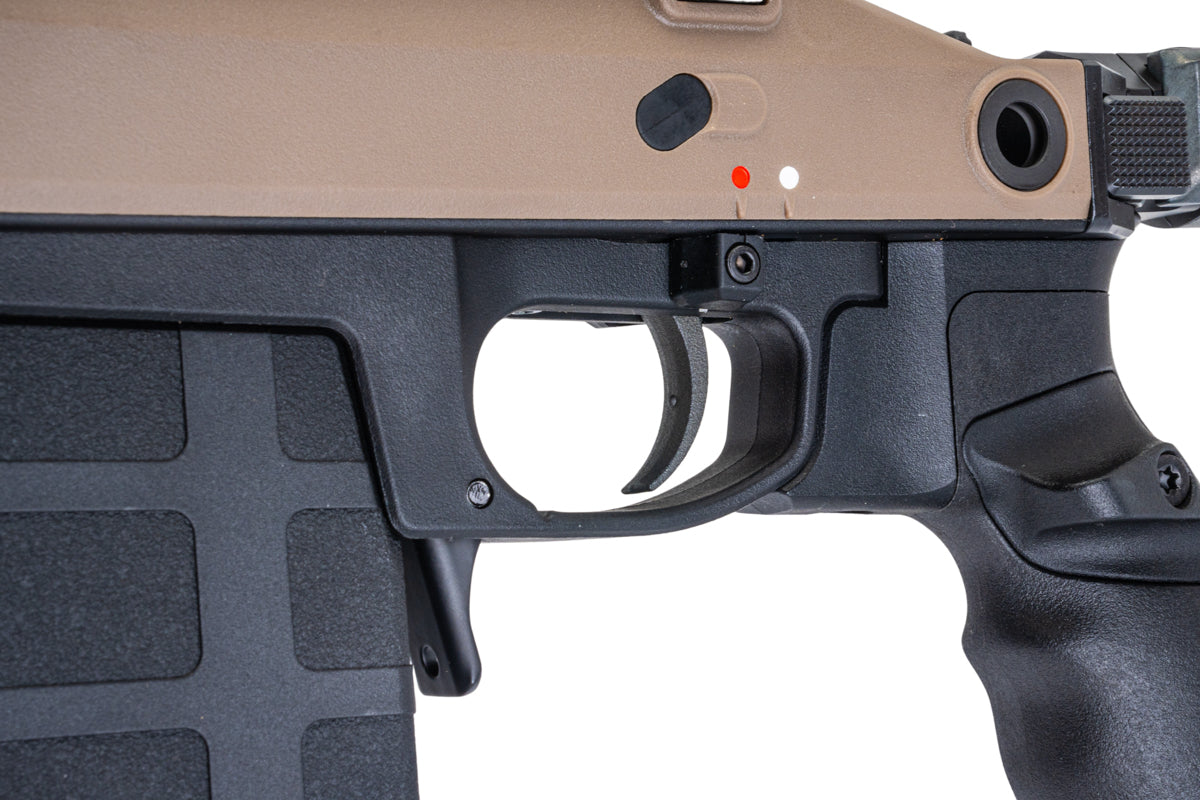 Silverback TAC 41 A2B Airsoft Bolt Action Rifle, Aluminum Chassis & Buffer Stock (FDE)