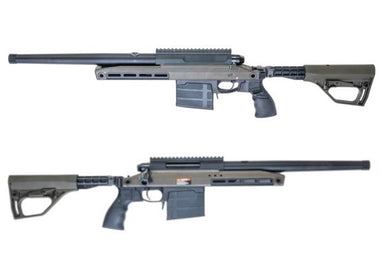 Silverback TAC 41 A2B Airsoft Bolt Action Rifle, Aluminum Chassis & Buffer Stock (OD)