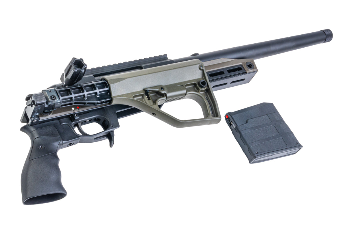 Silverback TAC 41 A2B Airsoft Bolt Action Rifle, Aluminum Chassis & Buffer Stock (OD)