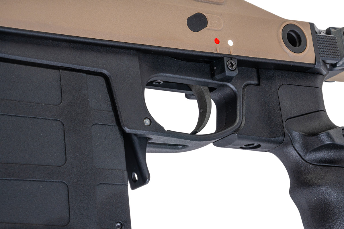 Silverback TAC 41 A2R Airsoft Bolt Action Rifle, Aluminum Chassis & Recon Stock (FDE)