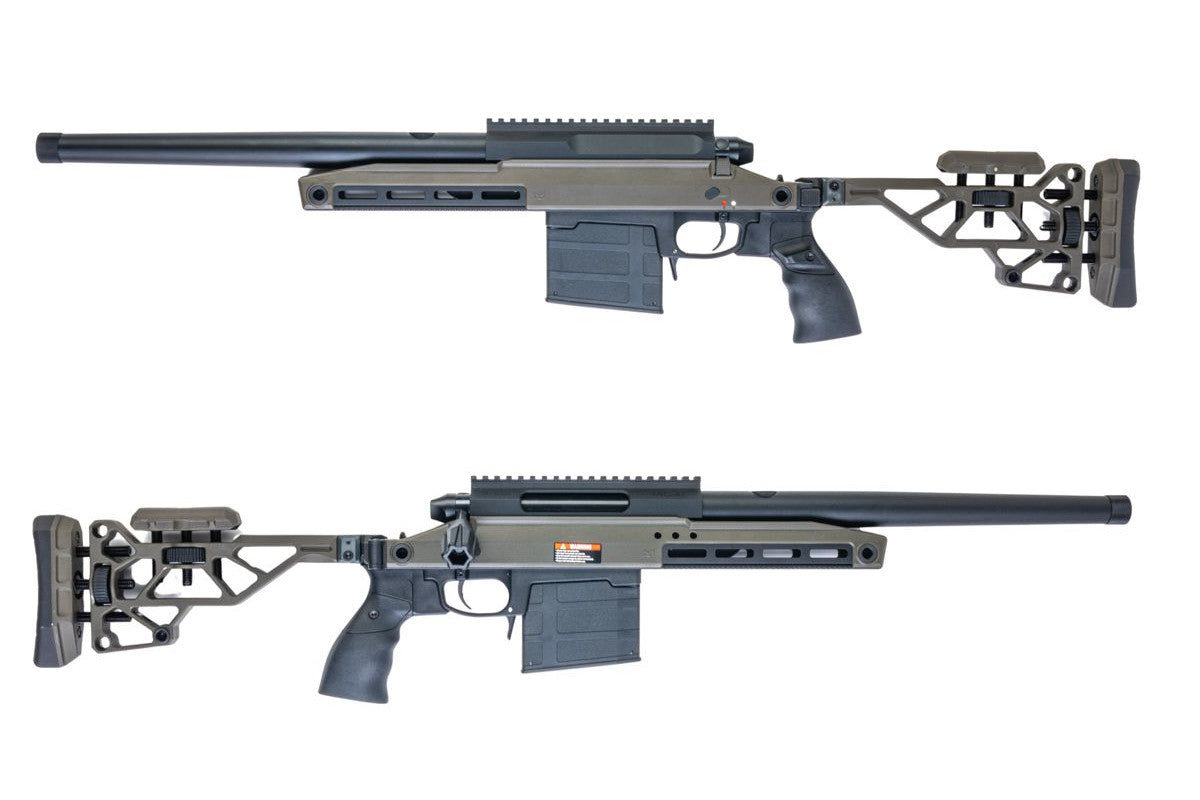 Silverback TAC 41 A2R Airsoft Bolt Action Rifle, Aluminum Chassis & Recon Stock (OD)