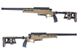 Silverback TAC 41 L Airsoft Bolt Action Rifle, Lite Chassis & Aluminum Stock (Dark Earth)