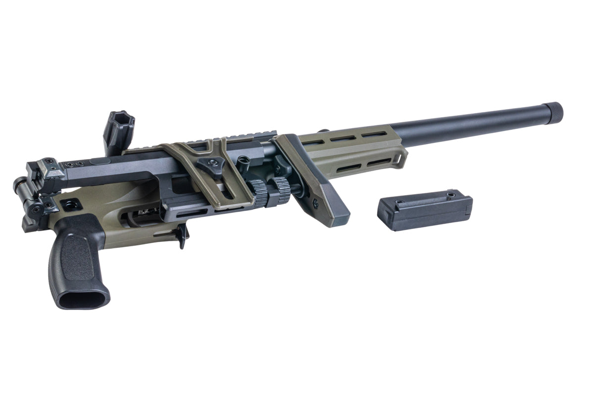 Silverback TAC 41 L Airsoft Bolt Action Rifle, Lite Chassis & Aluminum Stock (Olive Drab)