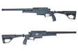 Silverback TAC 41 L Airsoft Bolt Action Rifle, Lite Chassis & Buffer Stock (Black)